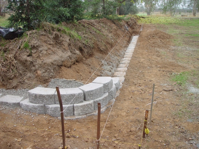 Backfill Retaining Wall With Gravel